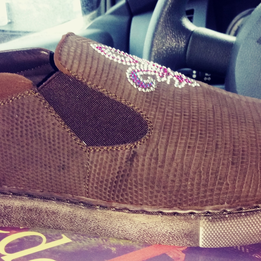 Size 15 - Swarovski crystals Loafer!